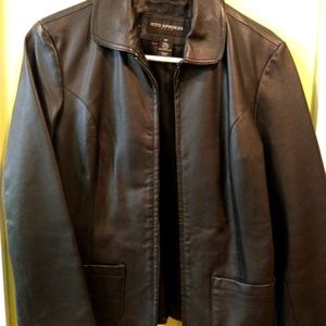 Women leather jacket